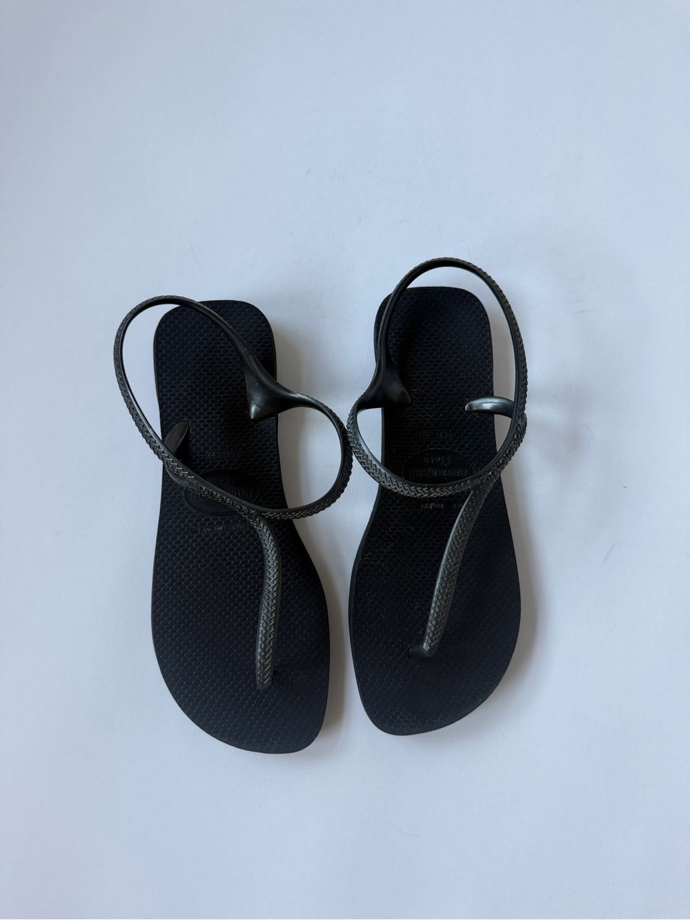 Havaianas Flash Minimalist Black Sandal Flip Flops